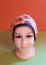 Beanie short Obst/braun KU 52/54