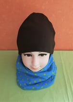 Halssocke Punkte/grün-blau/türkis KU 49/53