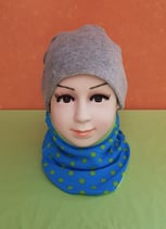 Halssocke Punkte grün-blau/grün KU 44/48