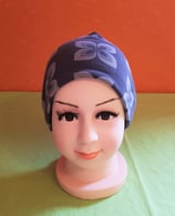 Beanie long Retro/weinrot KU 46/48