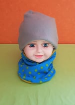 Halssocke Punkte grün-blau/grün KU 36/38