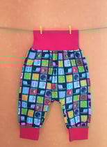 Pumphose PC/rot Gr. 74/80