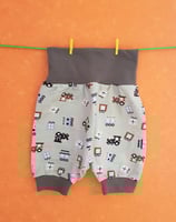 Pumphose Lok/braun Gr. 50/56