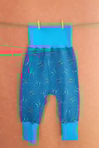 Pumphose Pirat/türkis Gr. 74/80