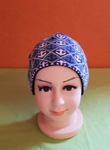 Beanie short Anker/dunkelblau KU 46/48