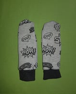 Handschuhe Cool/schwarz meliert lang Gr. 2