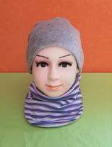 Halssocke blau-grün-rot gestreift/grün KU 44/48