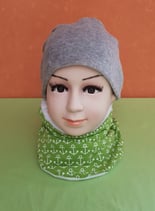 Halssocke Anker-grün/weiß KU 44/48