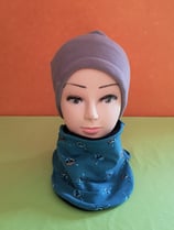 Halssocke Totenkopf grün/schwarz KU 49/53