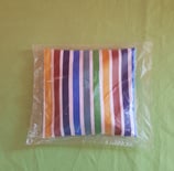 Dinkelkissen bunt/gestreift mit Hülle