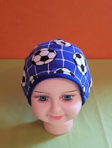 Beanie short Fußball-blau/blau KU 43/45