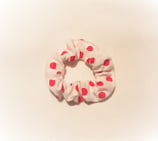 Haargummi Punkte rot klein