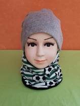 Halssocke Fußball-grün/schwarz KU 44/48