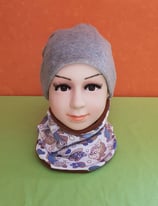 Halssocke Fische/braun KU 44/48