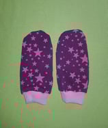 Handschuhe Sterne pink-lila/rosa lang Gr. 2