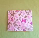 Kirschkernkissen Schmetterlinge/rosa mit Hülle