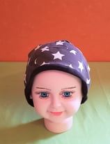 Beanie short Sterne-Tiere/braun KU 43/45