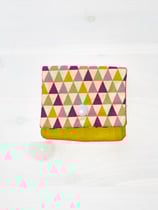 Geldbeutel Dreiecke/Ocker