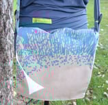 Canvastasche Cord blau