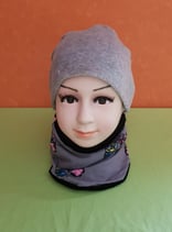 Halssocke Eulen/schwarz KU 44/48