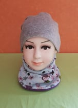 Halssocke Fee-Blümchen/lila KU 44/48