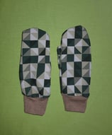 Handschuhe grüntöne/braun lang Gr. 2