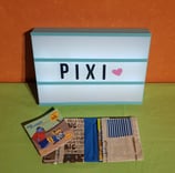 Pixibuchhülle Street/blau