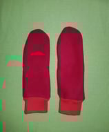 Handschuhe rot/rot lang Gr. 3