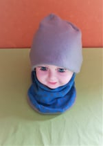 Halssocke Sterne grau-blau/grau KU 36/38