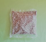 Kirschkernkissen Blumen/braun mit Hülle