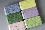 6er Set Provence Seifen handmade Vegan á 125g / Rose, Eisenkraut, Lavendel, Zitrone, Limette-Basilikum, Feige / bulk French soaps