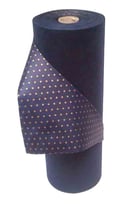 ROULEAU INTISSÉ BLEU NUIT ETOILES OR