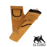 el Toro Professioneller Seitenköcher aus Wildleder