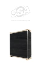 Lamellenscheibe gebunden mit Holzrahmen 60 x 60 x 30