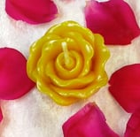 Bienenwachskerze Teelicht Rose