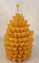 Bienenwachskerze Kienapfel 4,5 x 7 cm