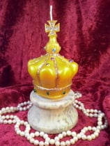 Bienenwachskerze Deutsche Reichskrone