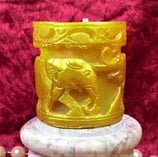 Bienenwachskerze Elefanten Stumpen klein