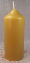 Bienenwachs Stumpenkerze, groß, 4,5x 11,5 cm