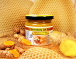 Berliner Honig mit Kurkuma, Ingwer, sw. Pfeffer u. Mandelöl, 250g netto
