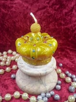 Bienenwachskerze kleine Krone