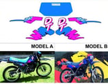 グラフィックステッカー DT 125 1993 - 1995
