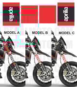 グラフィックステッカー DORSODURO フォークカバー SIGN