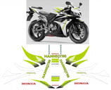 グラフィックステッカー CBR 600 RR 2008 TENKATE HANNSPREE