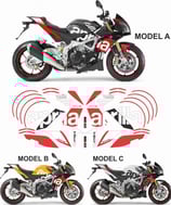 グラフィックステッカー TUONO V4 TAIL