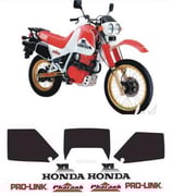 グラフィックステッカー XL 600 LM R 1986 PHARAOH LIMITED EDITION