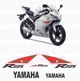グラフィックステッカー YZF-R125 2010 WHITE