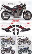 グラフィックステッカー HORNET CB 600 F 05-06 SIGN