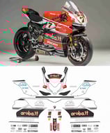 グラフィックステッカー 899 1199 PANIGALE WSBK 2015