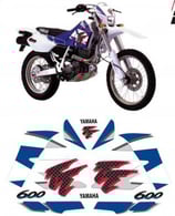 グラフィックステッカー TT 600 E 1995 - 2000 4WL